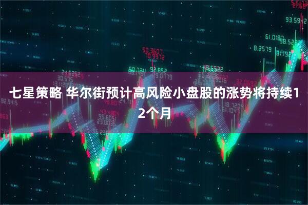 七星策略 华尔街预计高风险小盘股的涨势将持续12个月