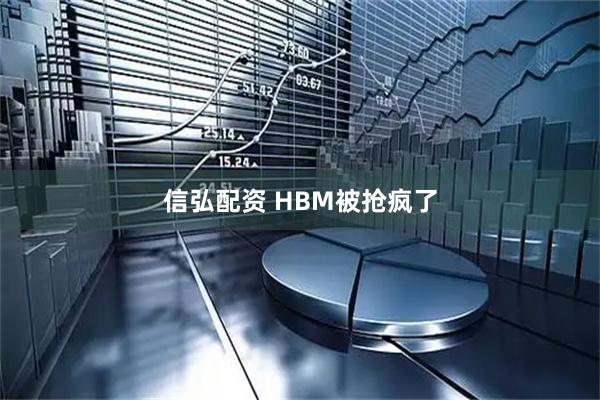 信弘配资 HBM被抢疯了