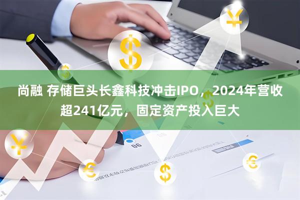尚融 存储巨头长鑫科技冲击IPO，2024年营收超241亿元，固定资产投入巨大